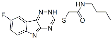 603948-01-2,Acetamide, N-butyl-2-[(8-fluoro-2H-1,2,4-triazino[5,6-b]indol-3-yl)thio]- (9CI)