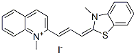 60435-31-6,1-methyl-2-[3-(3-methyl-3H-benzothiazol-2-ylidene)prop-1-enyl]quinolinium iodide