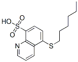 60465-77-2,8-Quinolinesulfonic  acid,  5-(hexylthio)-