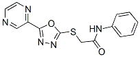 604740-39-8,Acetamide, N-phenyl-2-[(5-pyrazinyl-1,3,4-oxadiazol-2-yl)thio]- (9CI)