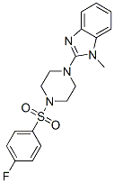 604741-58-4,Piperazine, 1-[(4-fluorophenyl)sulfonyl]-4-(1-methyl-1H-benzimidazol-2-yl)- (9CI)