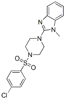 604741-59-5,Piperazine, 1-[(4-chlorophenyl)sulfonyl]-4-(1-methyl-1H-benzimidazol-2-yl)- (9CI)