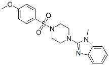604741-60-8,Piperazine, 1-[(4-methoxyphenyl)sulfonyl]-4-(1-methyl-1H-benzimidazol-2-yl)- (9CI)