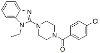 604741-82-4,Piperazine, 1-(4-chlorobenzoyl)-4-(1-ethyl-1H-benzimidazol-2-yl)- (9CI)