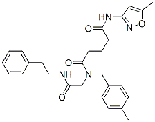 604758-66-9,Pentanediamide, N-(5-methyl-3-isoxazolyl)-N-[(4-methylphenyl)methyl]-N-[2-oxo-2-[(2-phenylethyl)amino]ethyl]- (9CI)