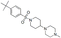 604762-12-1,Piperidine, 1-[[4-(1,1-dimethylethyl)phenyl]sulfonyl]-4-(4-methyl-1-piperazinyl)- (9CI)