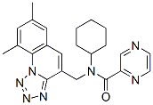 604778-08-7,Pyrazinecarboxamide, N-cyclohexyl-N-[(7,9-dimethyltetrazolo[1,5-a]quinolin-4-yl)methyl]- (9CI)