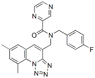 604778-13-4,Pyrazinecarboxamide, N-[(7,9-dimethyltetrazolo[1,5-a]quinolin-4-yl)methyl]-N-[(4-fluorophenyl)methyl]- (9CI)