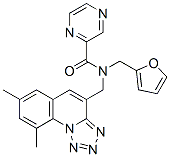 604778-31-6,Pyrazinecarboxamide, N-[(7,9-dimethyltetrazolo[1,5-a]quinolin-4-yl)methyl]-N-(2-furanylmethyl)- (9CI)