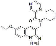 604778-53-2,Pyrazinecarboxamide, N-cyclohexyl-N-[(7-ethoxytetrazolo[1,5-a]quinolin-4-yl)methyl]- (9CI)