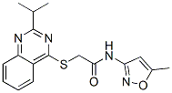 604794-52-7,Acetamide, 2-[[2-(1-methylethyl)-4-quinazolinyl]thio]-N-(5-methyl-3-isoxazolyl)- (9CI)