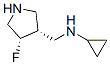 604798-54-1,3-Pyrrolidinemethanamine,N-cyclopropyl-4-fluoro-,(3R,4S)-(9CI)