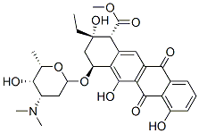 60504-57-6,methyl (1R,2R,4S)-4-[(2S,4S,5S,6S)-4-dimethylamino-5-hydroxy-6-methyl- oxan-2-yl]oxy-2-ethyl-2,5,7-trihydroxy-6,11-dioxo-3,4-dihydro-1H-tetra cene-1-carboxylate