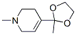 60553-32-4,1,2,3,6-tetrahydro-1-methyl-4-(2-methyl-1,3-dioxolan-2-yl)pyridine