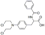 60557-40-6,2-BENZAMIDO-3-(4-(N,N-BIS-(2-CHLOROETHYL)AMINO)PHENYL)PROPIONIC ACID