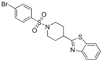 605628-20-4,Piperidine, 4-(2-benzothiazolyl)-1-[(4-bromophenyl)sulfonyl]- (9CI)