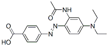 60568-54-9,4-[[2-acetamido-4-(diethylamino)phenyl]azo]benzoic acid