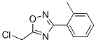 60580-24-7,5-(CHLOROMETHYL)-3-(2-METHYLPHENYL)-1,2,4-OXADIAZOLE