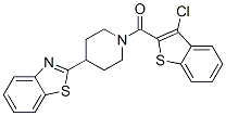606081-91-8,Piperidine, 4-(2-benzothiazolyl)-1-[(3-chlorobenzo[b]thien-2-yl)carbonyl]- (9CI)