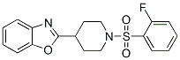 606082-03-5,Piperidine, 4-(2-benzoxazolyl)-1-[(2-fluorophenyl)sulfonyl]- (9CI)