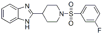 606082-04-6,Piperidine, 4-(1H-benzimidazol-2-yl)-1-[(3-fluorophenyl)sulfonyl]- (9CI)