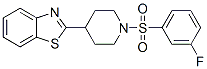 606082-05-7,Piperidine, 4-(2-benzothiazolyl)-1-[(3-fluorophenyl)sulfonyl]- (9CI)