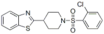 606082-08-0,Piperidine, 4-(2-benzothiazolyl)-1-[(2-chlorophenyl)sulfonyl]- (9CI)
