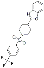 606082-16-0,Piperidine, 4-(2-benzoxazolyl)-1-[[4-(trifluoromethyl)phenyl]sulfonyl]- (9CI)