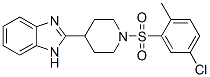 606082-21-7,Piperidine, 4-(1H-benzimidazol-2-yl)-1-[(5-chloro-2-methylphenyl)sulfonyl]- (9CI)
