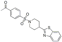 606082-27-3,Piperidine, 1-[(4-acetylphenyl)sulfonyl]-4-(2-benzothiazolyl)- (9CI)