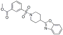 606082-32-0,Benzoic acid, 3-[[4-(2-benzoxazolyl)-1-piperidinyl]sulfonyl]-, methyl ester (9CI)
