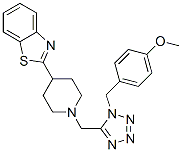606082-53-5,Benzothiazole, 2-[1-[[1-[(4-methoxyphenyl)methyl]-1H-tetrazol-5-yl]methyl]-4-piperidinyl]- (9CI)