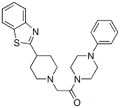 606083-35-6,Piperazine, 1-[[4-(2-benzothiazolyl)-1-piperidinyl]acetyl]-4-phenyl- (9CI)