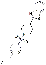 606083-56-1,Piperidine, 4-(2-benzothiazolyl)-1-[(4-propylphenyl)sulfonyl]- (9CI)