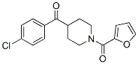606086-11-7,Piperidine, 4-(4-chlorobenzoyl)-1-(2-furanylcarbonyl)- (9CI)