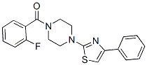 606087-51-8,Piperazine, 1-(2-fluorobenzoyl)-4-(4-phenyl-2-thiazolyl)- (9CI)