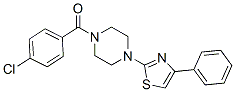606087-53-0,Piperazine, 1-(4-chlorobenzoyl)-4-(4-phenyl-2-thiazolyl)- (9CI)