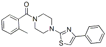 606087-59-6,Piperazine, 1-(2-methylbenzoyl)-4-(4-phenyl-2-thiazolyl)- (9CI)