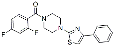606087-69-8,Piperazine, 1-(2,4-difluorobenzoyl)-4-(4-phenyl-2-thiazolyl)- (9CI)