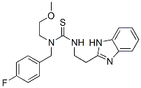 606090-45-3,Thiourea, N-[2-(1H-benzimidazol-2-yl)ethyl]-N-[(4-fluorophenyl)methyl]-N-(2-methoxyethyl)- (9CI)