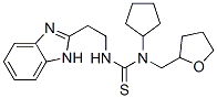 606090-73-7,Thiourea, N-[2-(1H-benzimidazol-2-yl)ethyl]-N-cyclopentyl-N-[(tetrahydro-2-furanyl)methyl]- (9CI)