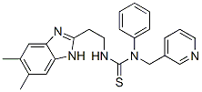 606091-42-3,Thiourea, N-[2-(5,6-dimethyl-1H-benzimidazol-2-yl)ethyl]-N-phenyl-N-(3-pyridinylmethyl)- (9CI)
