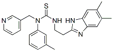 606091-43-4,Thiourea, N-[2-(5,6-dimethyl-1H-benzimidazol-2-yl)ethyl]-N-(3-methylphenyl)-N-(3-pyridinylmethyl)- (9CI)