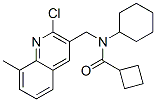 606095-44-7,Cyclobutanecarboxamide, N-[(2-chloro-8-methyl-3-quinolinyl)methyl]-N-cyclohexyl- (9CI)