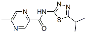 606096-81-5,Pyrazinecarboxamide, 5-methyl-N-[5-(1-methylethyl)-1,3,4-thiadiazol-2-yl]- (9CI)