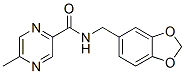 606096-87-1,Pyrazinecarboxamide, N-(1,3-benzodioxol-5-ylmethyl)-5-methyl- (9CI)