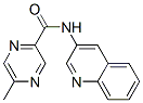606096-92-8,Pyrazinecarboxamide, 5-methyl-N-3-quinolinyl- (9CI)