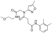 606098-27-5,Butanediamide, N-(2,3-dimethylphenyl)-N-[2-[(2-methoxyethyl)amino]-2-oxoethyl]-N-(5-methyl-3-isoxazolyl)- (9CI)