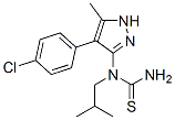 606102-07-2,Thiourea, N-[4-(4-chlorophenyl)-5-methyl-1H-pyrazol-3-yl]-N-(2-methylpropyl)- (9CI)