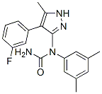 606102-09-4,Urea, N-(3,5-dimethylphenyl)-N-[4-(3-fluorophenyl)-5-methyl-1H-pyrazol-3-yl]- (9CI)